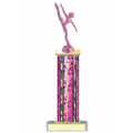Trophies - #Modern Dance Pink D Style Trophy